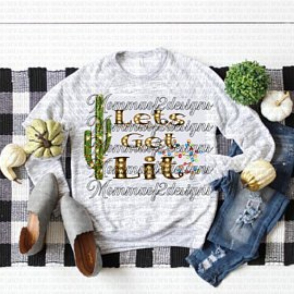 Lets get lit sweater